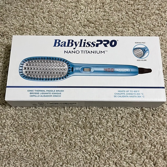 BaByliss Other - NEW BaByliss Pro Nano Titanium Ionic Thermal Paddle Brush
